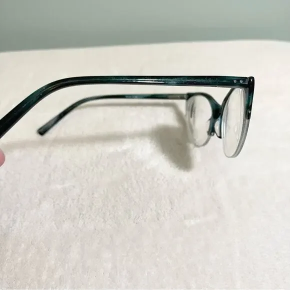 Ella Cat Eye Glasses - Ocean
